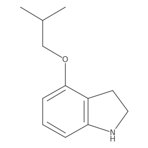 4-Isobutoxyindoline结构式