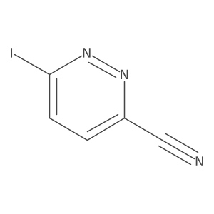 6-Iodopyridazine-3-carbonitrile Structure