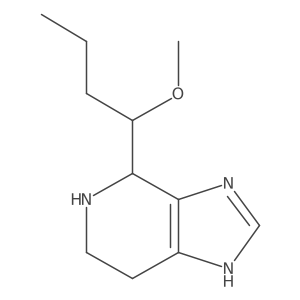 4-(1-methoxybutyl)-3H,4H,5H,6H,7H-imidazo[4,5-c]pyridine Structure