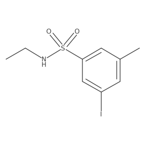 N-ethyl-3-iodo-5-methylbenzene-1-sulfonamide Structure