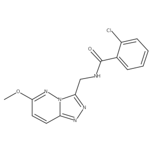 2-chloro-N-((6-methoxy-[1,2,4]triazolo[4,3-b]pyridazin-3-yl)methyl)benzamide Structure