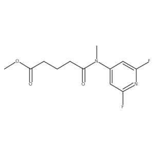 Methyl 5-((2,6-difluoropyridin-4-YL)(methyl)amino)-5-oxopentanoate Structure