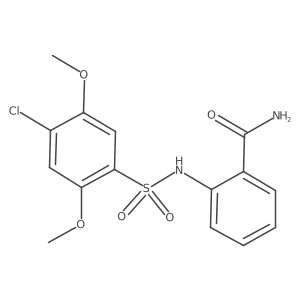 2-(4-Chloro-2,5-dimethoxybenzenesulfonamido)benzamide Structure