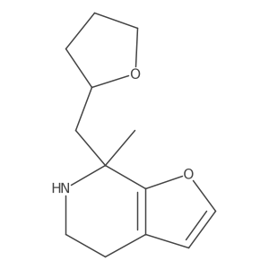 7-methyl-7-[(oxolan-2-yl)methyl]-4H,5H,6H,7H-furo[2,3-c]pyridine Structure