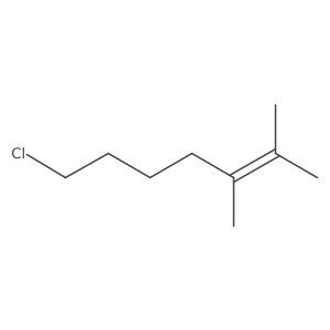 7-Chloro-2,3-dimethylhept-2-ene Structure