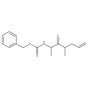 benzyl N-(4-methyl-3-oxohept-6-en-2-yl)carbamate结构式