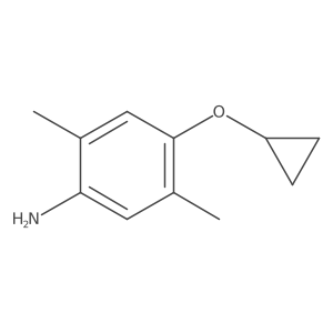 4-Cyclopropoxy-2,5-dimethylaniline结构式