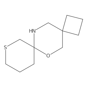 6-Oxa-9-thia-13-azadispiro[3.2.5^{7}.2^{4}]tetradecane Structure