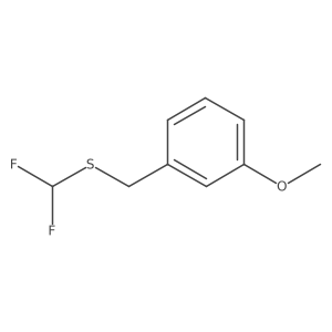 1-{[(Difluoromethyl)sulfanyl]methyl}-3-methoxybenzene Structure
