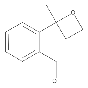 2-(2-Methyloxetan-2-yl)benzaldehyde结构式