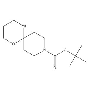 Tert-butyl 1-oxa-5,9-diazaspiro[5.5]undecane-9-carboxylate Structure
