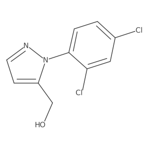 [1-(2,4-dichlorophenyl)-1H-pyrazol-5-yl]methanol结构式