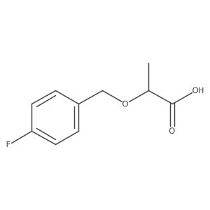Propanoic acid, 2-[(4-fluorophenyl)methoxy]-结构式