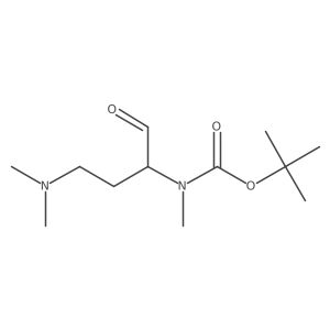tert-butyl N-[4-(dimethylamino)-1-oxobutan-2-yl]-N-methylcarbamate结构式