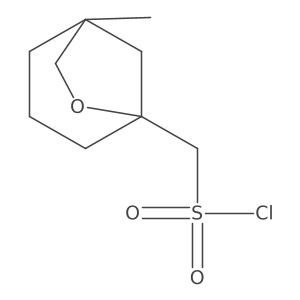 (1-Methyl-6-oxabicyclo[3.2.1]octan-5-yl)methanesulfonyl chloride结构式