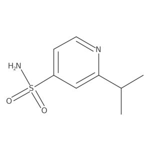 2-Isopropylpyridine-4-sulfonamide结构式