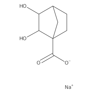 Sodium;(1R,2R,3S,4R)-2,3-dihydroxybicyclo[2.2.1]heptane-1-carboxylate结构式