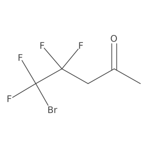 5-Bromo-4,4,5,5-tetrafluoropentan-2-one结构式
