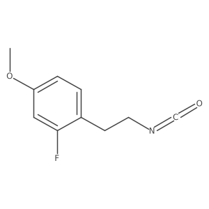 2-Fluoro-1-(2-isocyanatoethyl)-4-methoxybenzene结构式