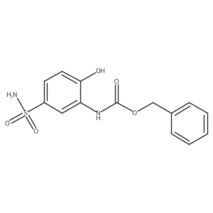benzyl N-(2-hydroxy-5-sulfamoylphenyl)carbamate结构式