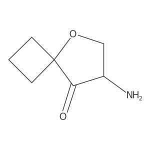 7-Amino-5-oxaspiro[3.4]octan-8-one Structure