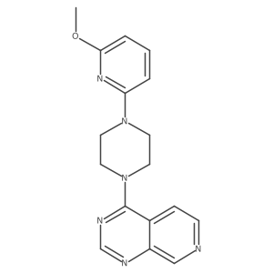 1-(6-Methoxypyridin-2-yl)-4-{pyrido[3,4-d]pyrimidin-4-yl}piperazine Structure