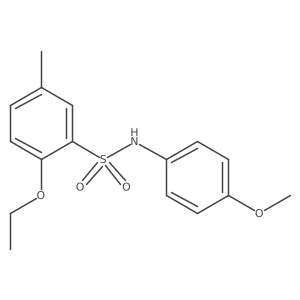 2-ethoxy-N-(4-methoxyphenyl)-5-methylbenzene-1-sulfonamide Structure
