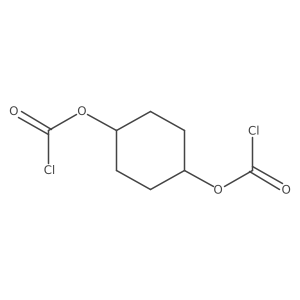Bis(chloroformic acid)1alpha,4alpha-cyclohexanediyl ester结构式