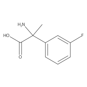 2-Amino-2-(3-fluorophenyl)propanoic acid结构式