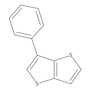 3-Phenylthieno[3,2-b]thiophene结构式