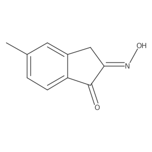 5-Methyl-1H-indene-1,2(3H)-dione 2-oxime Structure