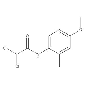 2,2-Dichloro-N-(4-methoxy-2-methylphenyl)acetamide Structure