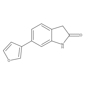 6-(3-Furyl)indolin-2-one结构式