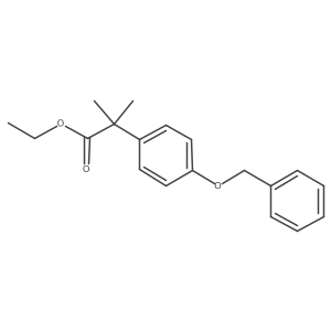 Ethyl 2-(4-benzyloxyphenyl)-2-methylpropanoate Structure