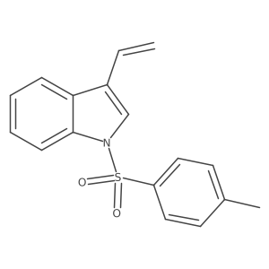 1-(p-tolylsulfonyl)-3-vinyl-indole结构式
