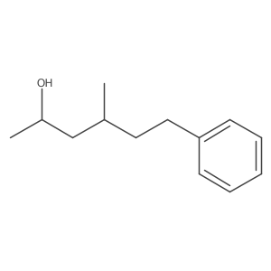 4-Methyl-6-phenylhexan-2-ol结构式