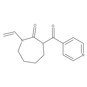 3-Isonicotinoyl-1-vinylazepan-2-one Structure