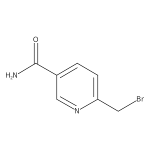6-(Bromomethyl)nicotinamide Structure