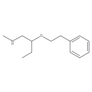 N-Methyl-2-(2-phenylethoxy)-1-butanamine Structure