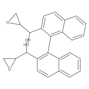 [1,1a(2)-Binaphthalene]-2,2a(2)-dimethanol, I+/-2,I+/-2a(2)-di-(2R)-2-oxiranyl-, (I+/-2S,I+/-2a(2)S,1R)- Structure