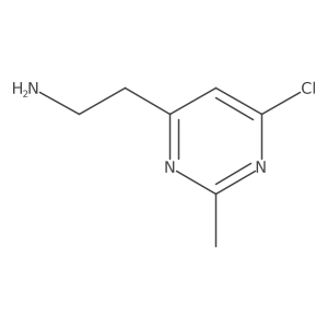 2-(6-Chloro-2-methylpyrimidin-4-YL)ethanamine Structure
