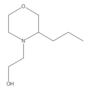 3-Propyl-4-morpholineethanol结构式