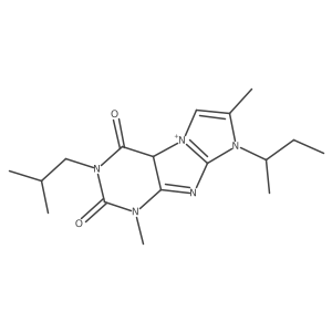 6-butan-2-yl-4,7-dimethyl-2-(2-methylpropyl)-9aH-purino[7,8-a]imidazol-9-ium-1,3-dione Structure