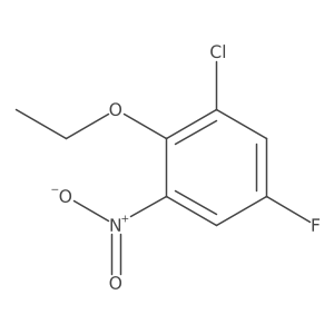 1-Chloro-2-ethoxy-5-fluoro-3-nitrobenzene Structure