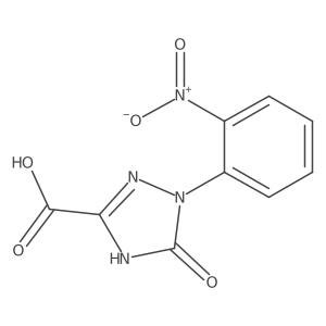 2,5-Dihydro-1-(2-nitrophenyl)-5-oxo-1H-1,2,4-triazole-3-carboxylic acid Structure