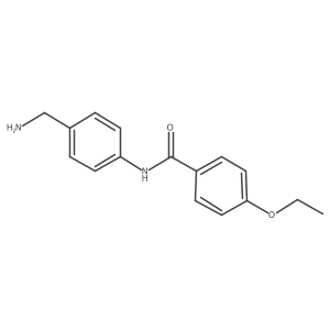 N-[4-(Aminomethyl)phenyl]-4-ethoxybenzamide Structure