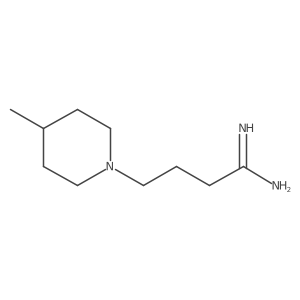 4-(4-Methylpiperidin-1-yl)butanimidamide Structure