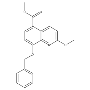 8-Benzyloxy-2-methoxyquinoline-5-carboxylic acid methyl ester Structure