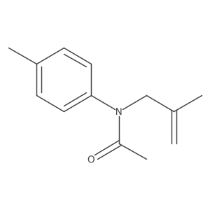 N-(2-methylallyl)-N-(p-tolyl)acetamide Structure