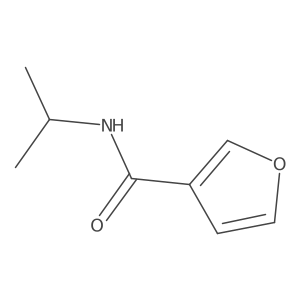 N-isopropylfuran-3-carboxamide结构式